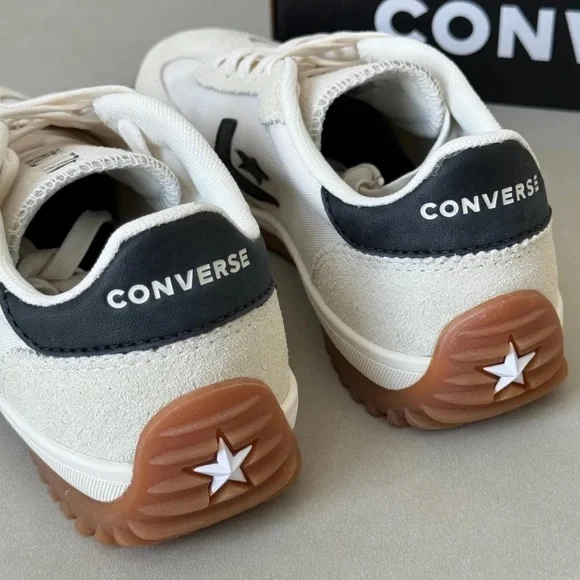 Women’s Converse Run Star Trainer Casual Shoes - Egret/Black/Honey A08262C - Picture 6 of 12